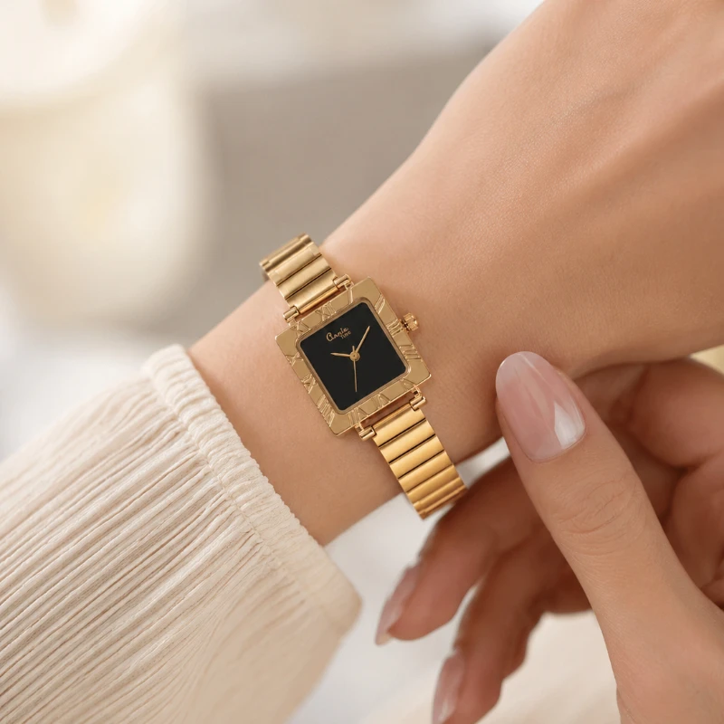 Luxury Vintage Square Women's Watch Luxury Brand Gold Stainless Steel Strap Ladies Quartz Wristwatch Clock Gift Relogio Feminino
Luxury Vintage Square Women's Watch Luxury Brand Gold Stainless Steel Strap Ladies Quartz Wristwatch Clock Gift Relogio Feminino