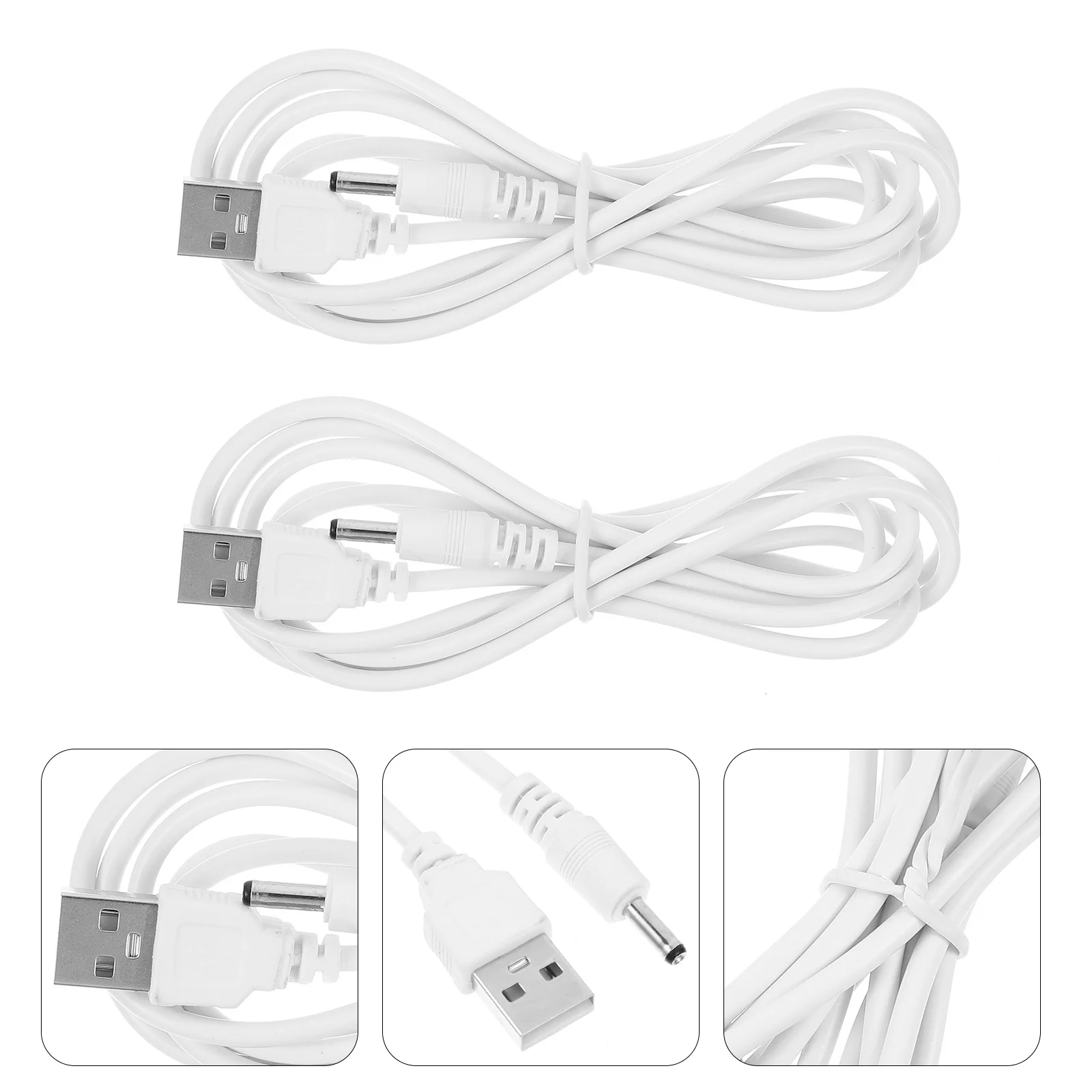 2pcs USB to DC Charging Cable 1.35mm DC Head Replacement Cord for Small Fan Tablet Adapter Universal Compatibility Safe
2pcs USB to DC Charging Cable 1.35mm DC Head Replacement Cord for Small Fan Tablet Adapter Universal Compatibility Safe