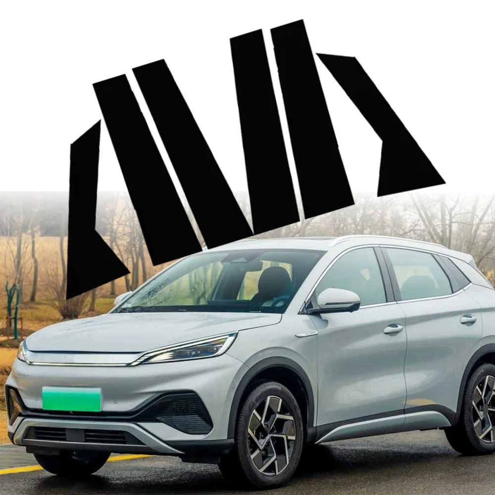 6Pcs Car Door Window Pillar Sticker Posts Trim Covers For BYD Atto 3 Yuan Plus 2022 2023 2024 Glossy Black Accessories
6Pcs Car Door Window Pillar Sticker Posts Trim Covers For BYD Atto 3 Yuan Plus 2022 2023 2024 Glossy Black Accessories