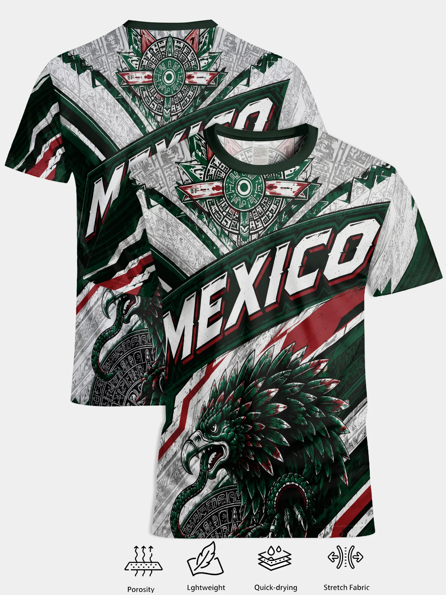 Men Mexico Eagle Maya Sun Calendar Short Sleeve T Shirt Quick Dry Sports Tee Mexican Flag Short Sleeve
Men Mexico Eagle Maya Sun Calendar Short Sleeve T Shirt Quick Dry Sports Tee Mexican Flag Short Sleeve