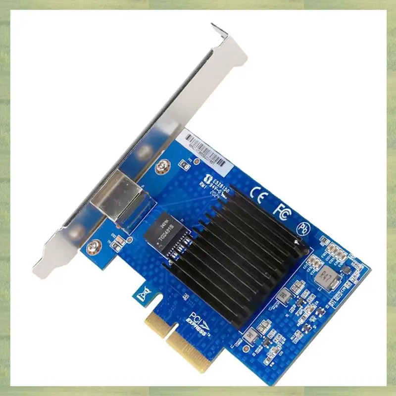 Сетевая карта N75R-PCI-E PCI-E X4, однопортовый 10G гигабитный серверный адаптер сетевой карты AQC107 Ethernet для настольного компьютера
Сетевая карта N75R-PCI-E PCI-E X4, однопортовый 10G гигабитный серверный адаптер сетевой карты AQC107 Ethernet для настольного компьютера