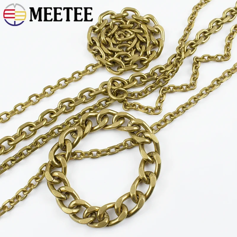 50/100cm Solid Brass Metal Chain Wallet Pocket Pants Garment Decor Chains Keychain Bag Strap Connector DIY Hardware Accessories
50/100cm Solid Brass Metal Chain Wallet Pocket Pants Garment Decor Chains Keychain Bag Strap Connector DIY Hardware Accessories