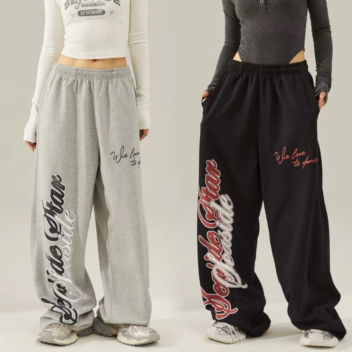 Grey High Waist Loose Fit Jazz Sport Pants Street Dance Hip Hop Casual Trousers for Women Comfortable Cotton Blend Long Pants
Grey High Waist Loose Fit Jazz Sport Pants Street Dance Hip Hop Casual Trousers for Women Comfortable Cotton Blend Long Pants