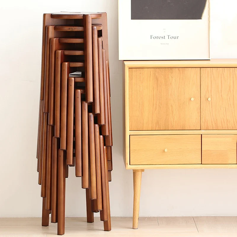 Furniture Round Kitchen Dining Stool Modern Dressing Stools Home Decoration Accessories Solid Wood Furniture High Chair Seat
Furniture Round Kitchen Dining Stool Modern Dressing Stools Home Decoration Accessories Solid Wood Furniture High Chair Seat