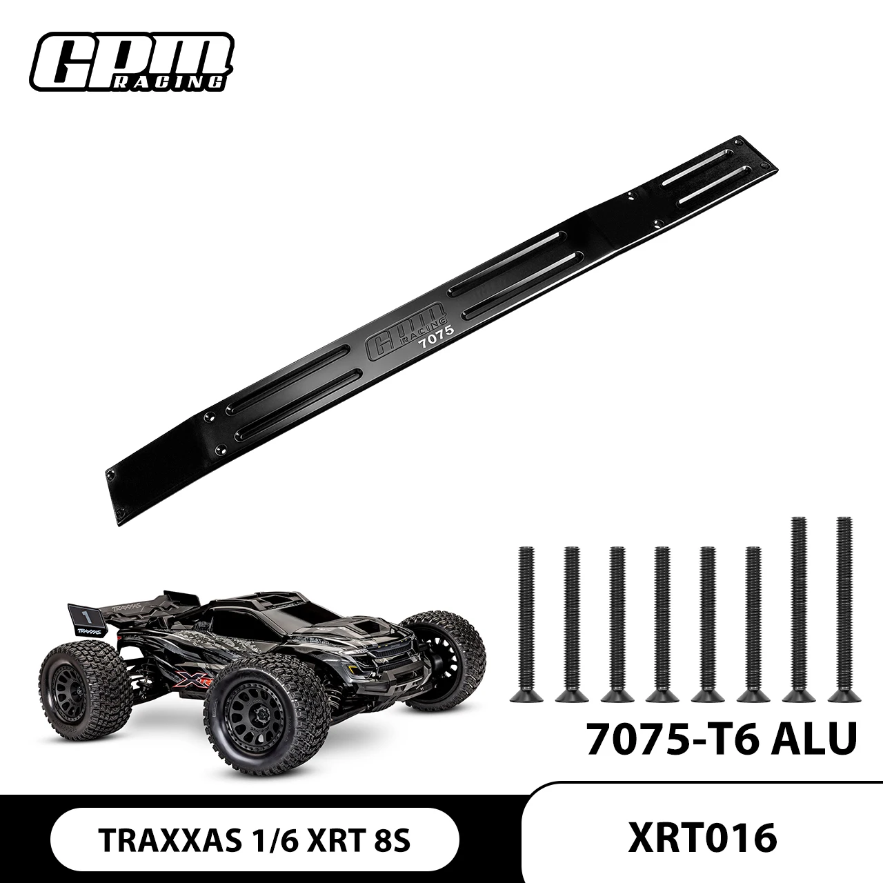 GPM Aluminum 7075 Chassis Plate For TRAXXAS 1/6 XRT 8S 78086-4
GPM Aluminum 7075 Chassis Plate For TRAXXAS 1/6 XRT 8S 78086-4