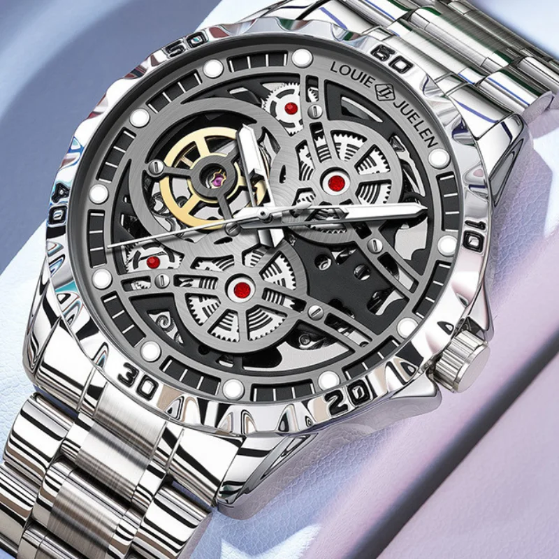 2026 New Fully Automatic Mechanical Watch Skeleton Design Water-Resistant Luminescent Business Men's Wristwatch
2026 New Fully Automatic Mechanical Watch Skeleton Design Water-Resistant Luminescent Business Men's Wristwatch