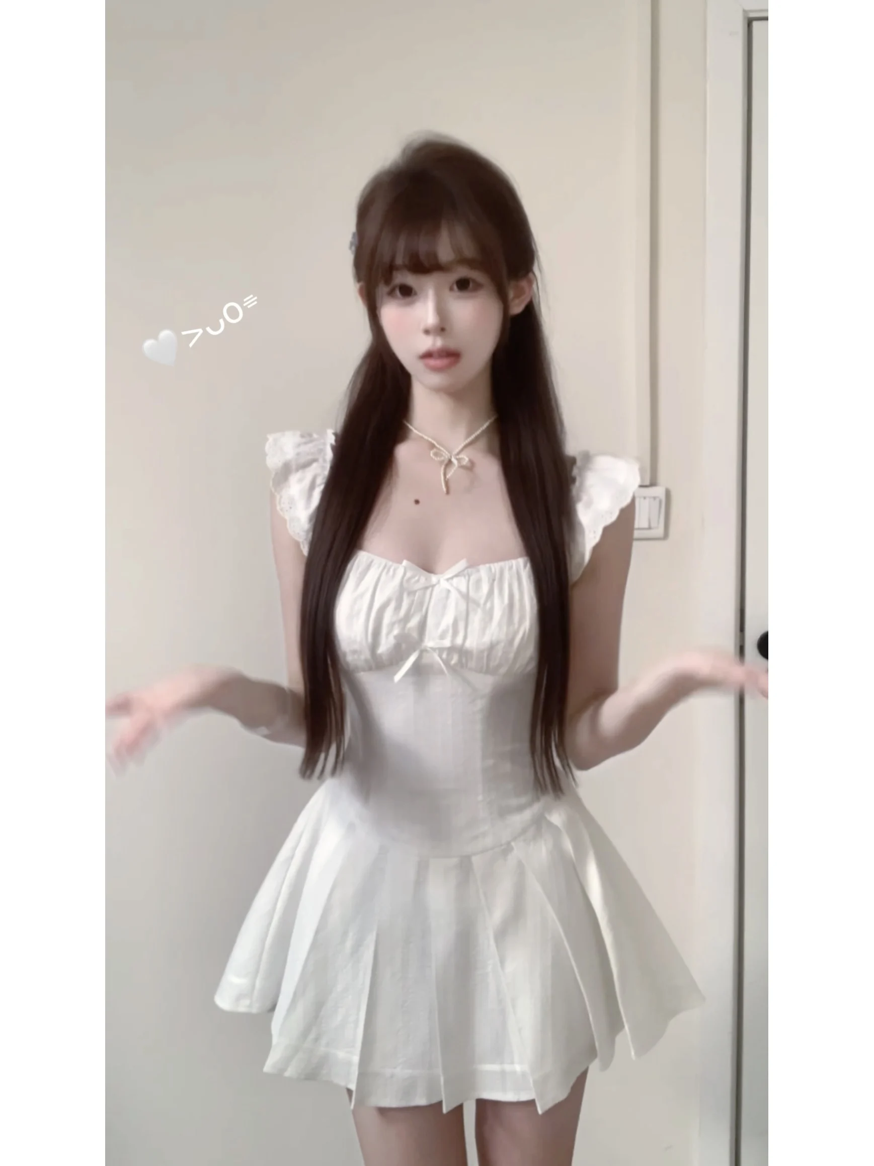 Musefish Korean Style Pleated Dress Set Pure Desire Girl's Skirt Cotton High Waist Short Sleeve Party Daily Wear
Musefish Korean Style Pleated Dress Set Pure Desire Girl's Skirt Cotton High Waist Short Sleeve Party Daily Wear