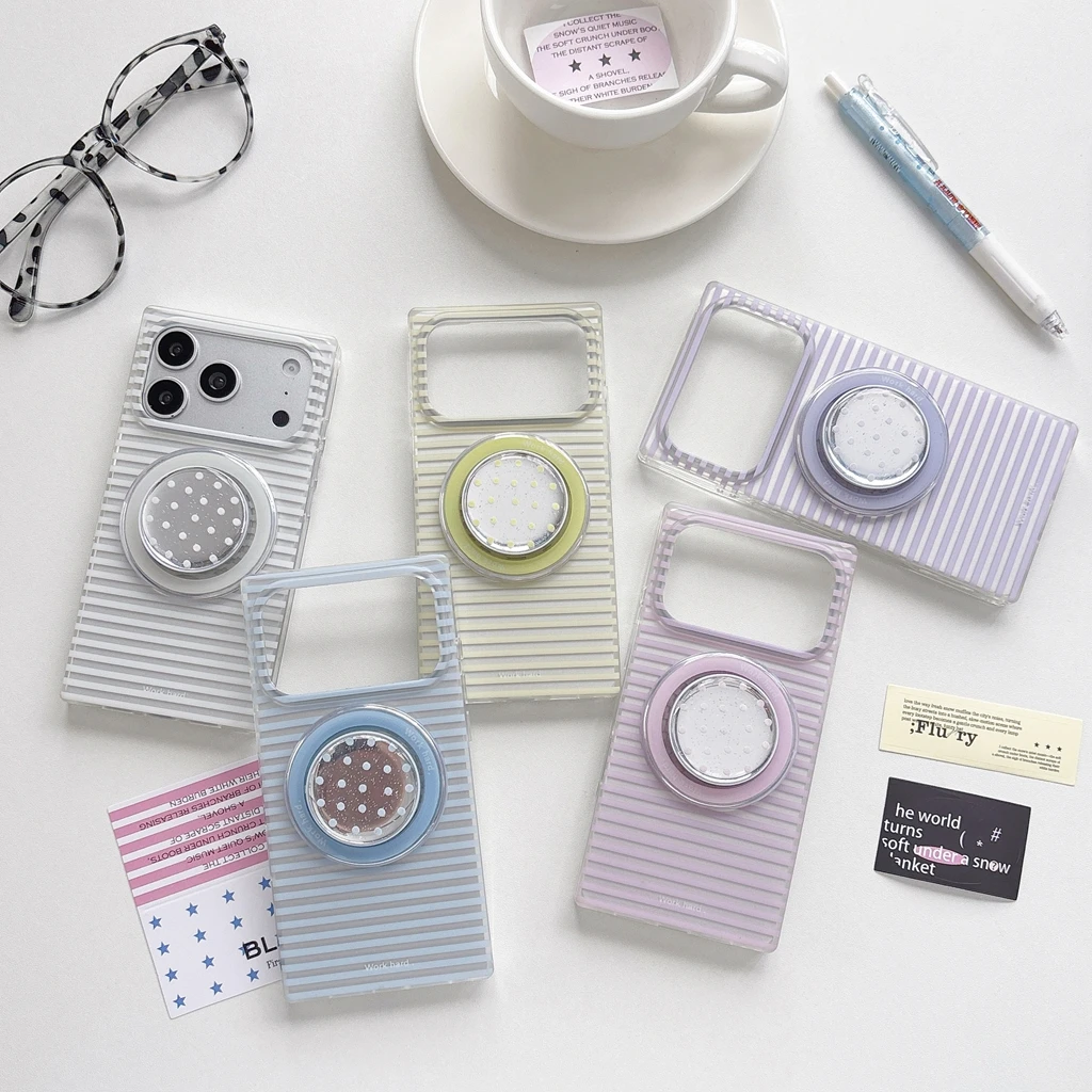 Minimalist Multi-color Striped With Polka Dot Stand Magnetic Rectangle Shock Proof Phone Cover Case for iPhone 17 16 15 Pro Max
Minimalist Multi-color Striped With Polka Dot Stand Magnetic Rectangle Shock Proof Phone Cover Case for iPhone 17 16 15 Pro Max