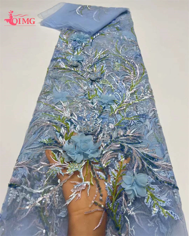 OIMG African 3D Flower Lace Fabric, Embroidery French Mesh, Sequins Groom, Nigerian Tulle, Party Dress, Latest
OIMG African 3D Flower Lace Fabric, Embroidery French Mesh, Sequins Groom, Nigerian Tulle, Party Dress, Latest