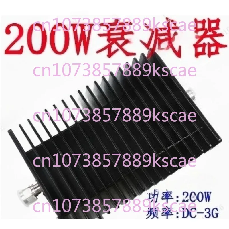 High Power 200W,N RF Coaxial Fixed Attenuators DC-3GHz,1,3,6,10,15,20,30,40,50dB,Male in and Female Out
High Power 200W,N RF Coaxial Fixed Attenuators DC-3GHz,1,3,6,10,15,20,30,40,50dB,Male in and Female Out