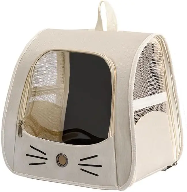 Handheld Crossbody cat Bag,Transparent Carrier Portable,Small Cat Carried Bag Collapsible Soft-Sided Pet Carriers for Kitten
Handheld Crossbody cat Bag,Transparent Carrier Portable,Small Cat Carried Bag Collapsible Soft-Sided Pet Carriers for Kitten
