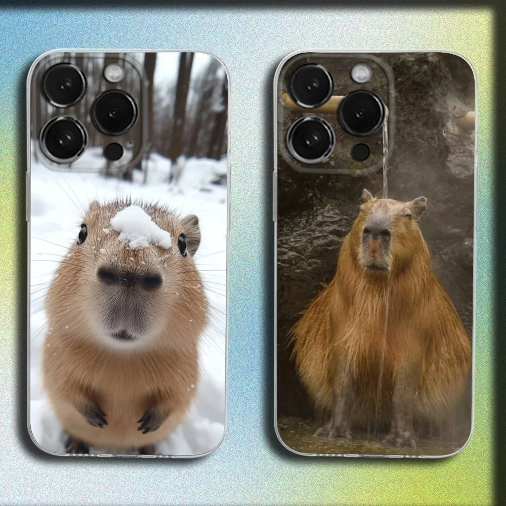 Funny Cute Pet Capybara Phone Case For iPhone 16,15,14,13,12,11 Plus,Pro,Max,XR,XS,Plus,E,Mini Transparent Soft Cover
Funny Cute Pet Capybara Phone Case For iPhone 16,15,14,13,12,11 Plus,Pro,Max,XR,XS,Plus,E,Mini Transparent Soft Cover