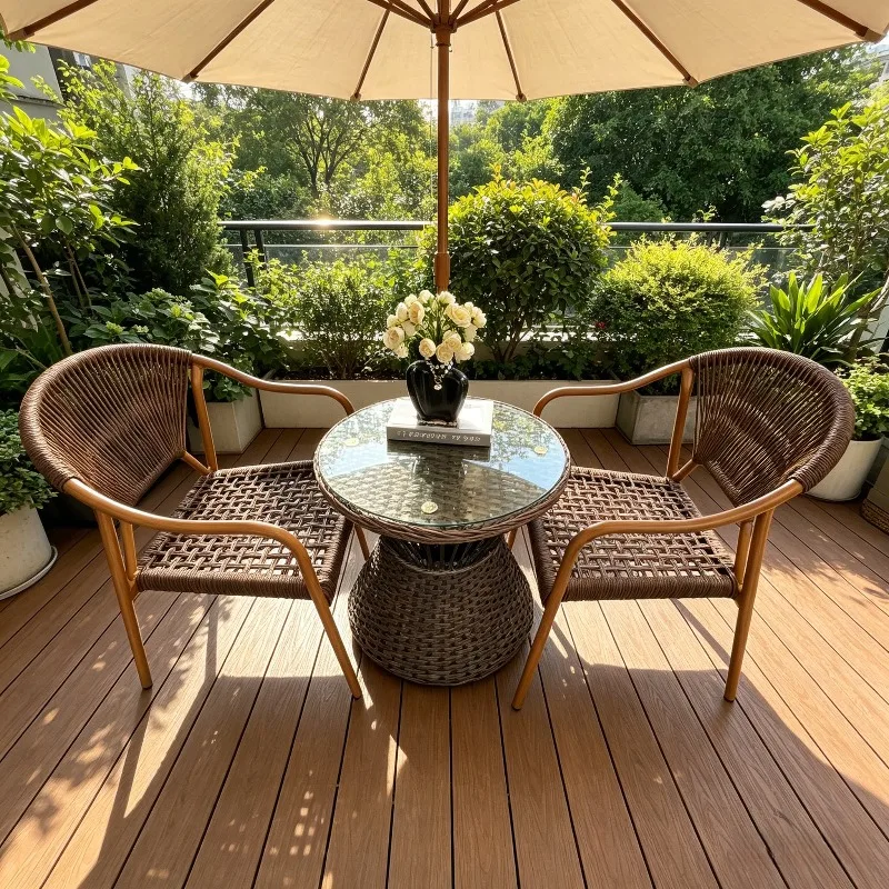 #Light Luxury Exterior Garden Table And Chair Set Outdoor Waterproof Sunscreen Rattan Furniture
#Light Luxury Exterior Garden Table And Chair Set Outdoor Waterproof Sunscreen Rattan Furniture