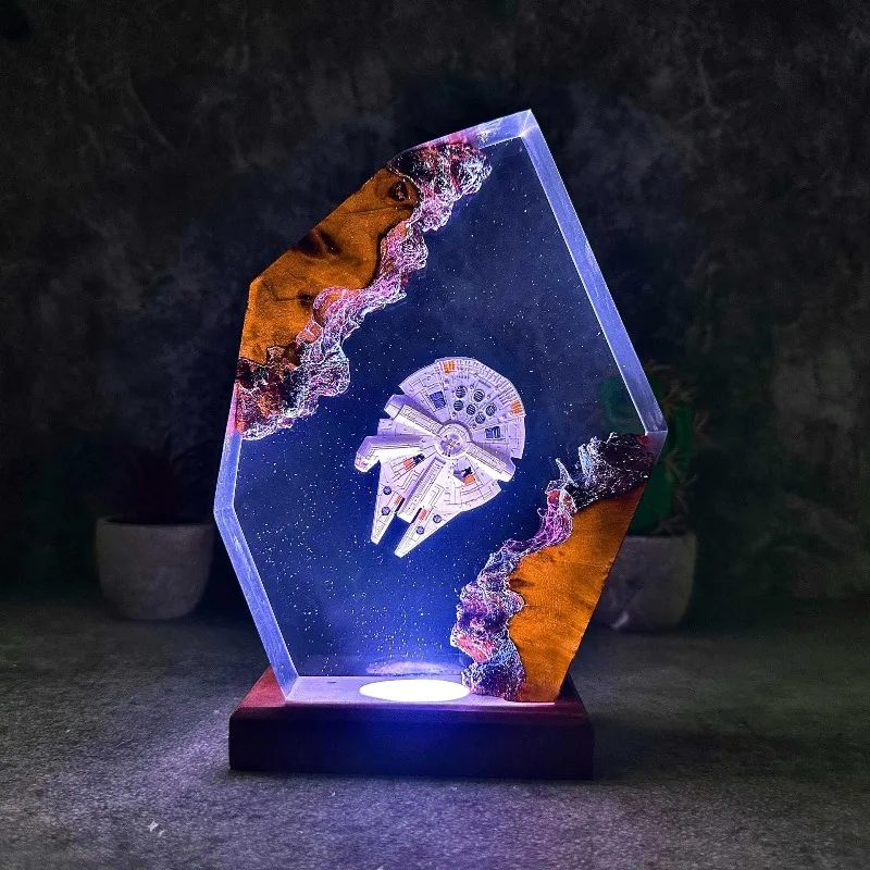 Star Wars peripheral model night light accessories Millennium Falcon resin bedroom ornaments night light birthday gift
Star Wars peripheral model night light accessories Millennium Falcon resin bedroom ornaments night light birthday gift