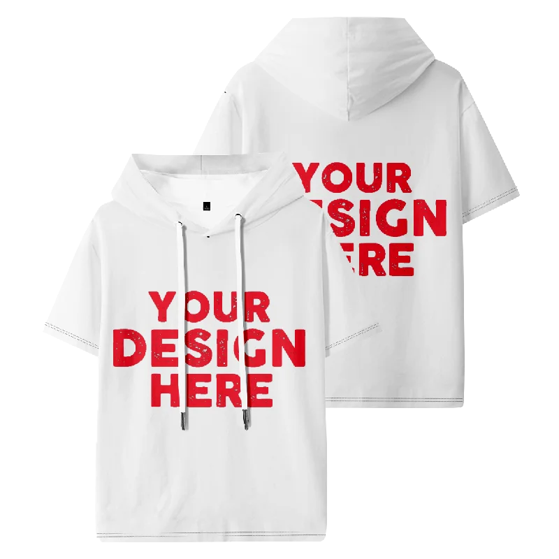 Customized Hooded T-shirt Casual Tee Short Sleeve Muscle Gym Tee Women Men Trendy Outdoor Streetwear Hip Hop Tops
Customized Hooded T-shirt Casual Tee Short Sleeve Muscle Gym Tee Women Men Trendy Outdoor Streetwear Hip Hop Tops
