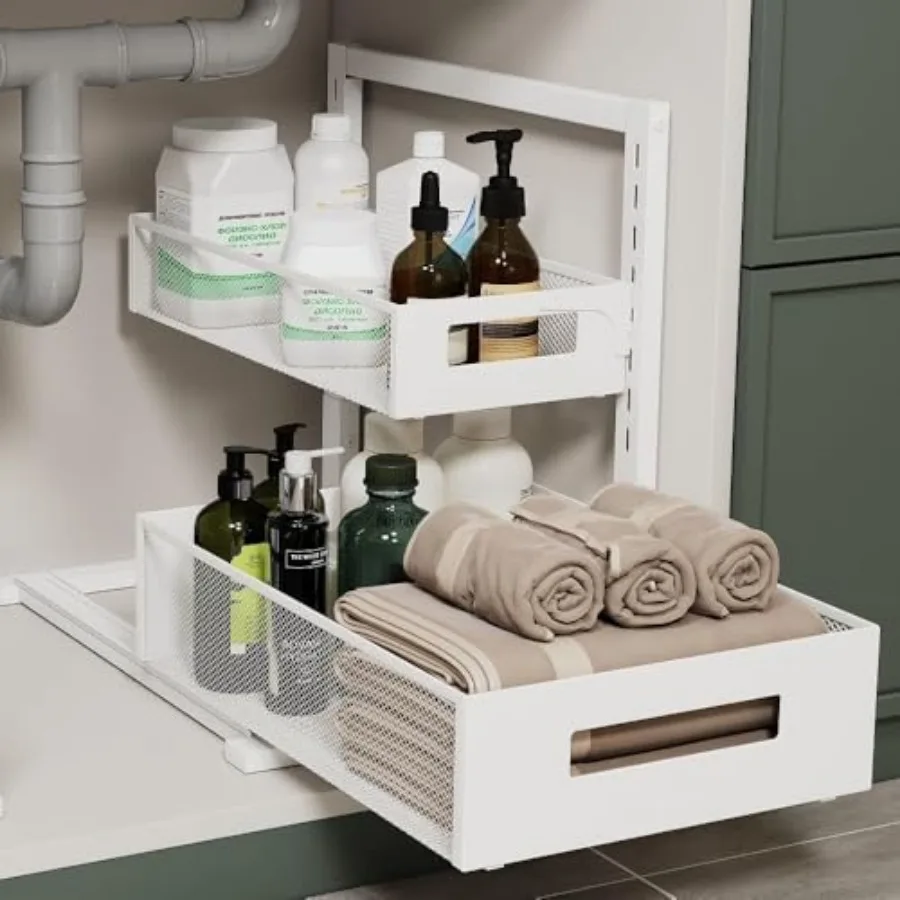 Under Sink Organizer Adjustable Height 2 Tier Bathroom Organizer Pull Out Cabinet Organer kitchen organizers and storage fridge
Under Sink Organizer Adjustable Height 2 Tier Bathroom Organizer Pull Out Cabinet Organer kitchen organizers and storage fridge