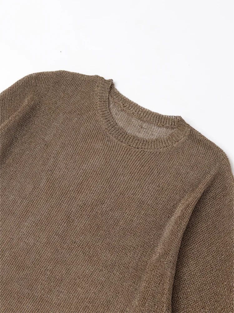 Lady See Through Flash Knitted Pullover Women Elegant Full Sleeve Round Neck Loose Pullovers 2026 New Daily Highstreet Outwear
Lady See Through Flash Knitted Pullover Women Elegant Full Sleeve Round Neck Loose Pullovers 2026 New Daily Highstreet Outwear