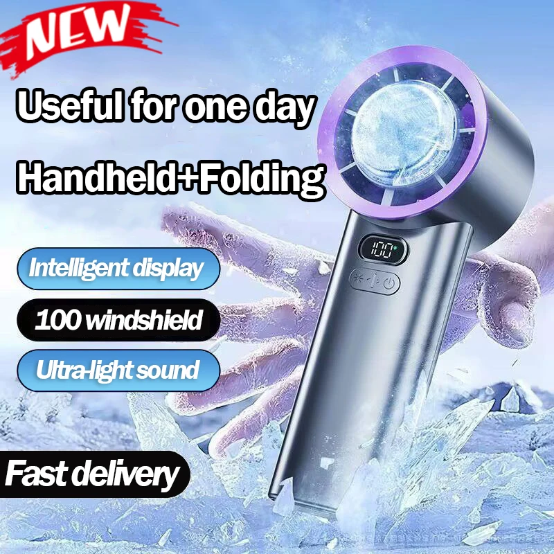 Portable 3600mAh Handheld Mini Fan Foldable Neck Hanging Fans 5 Speed USB Rechargeable Fan with Phone Stand and Display Screen
Portable 3600mAh Handheld Mini Fan Foldable Neck Hanging Fans 5 Speed USB Rechargeable Fan with Phone Stand and Display Screen