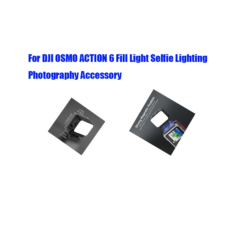 For DJI OSMO ACTION 6 Fill Light Selfie Lighting Photography Accessory
For DJI OSMO ACTION 6 Fill Light Selfie Lighting Photography Accessory