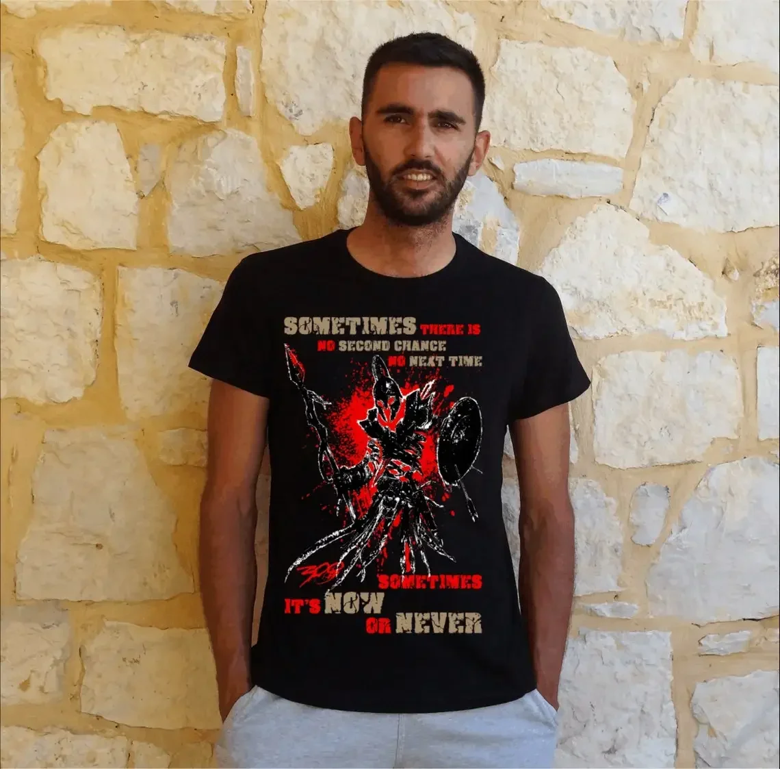 Spartan 300 Leonidas This Is Sparta T-Shirt 100% Cotton O-Neck Summer Short Sleeve Casual Mens T-shirt Size S-3XL
Spartan 300 Leonidas This Is Sparta T-Shirt 100% Cotton O-Neck Summer Short Sleeve Casual Mens T-shirt Size S-3XL