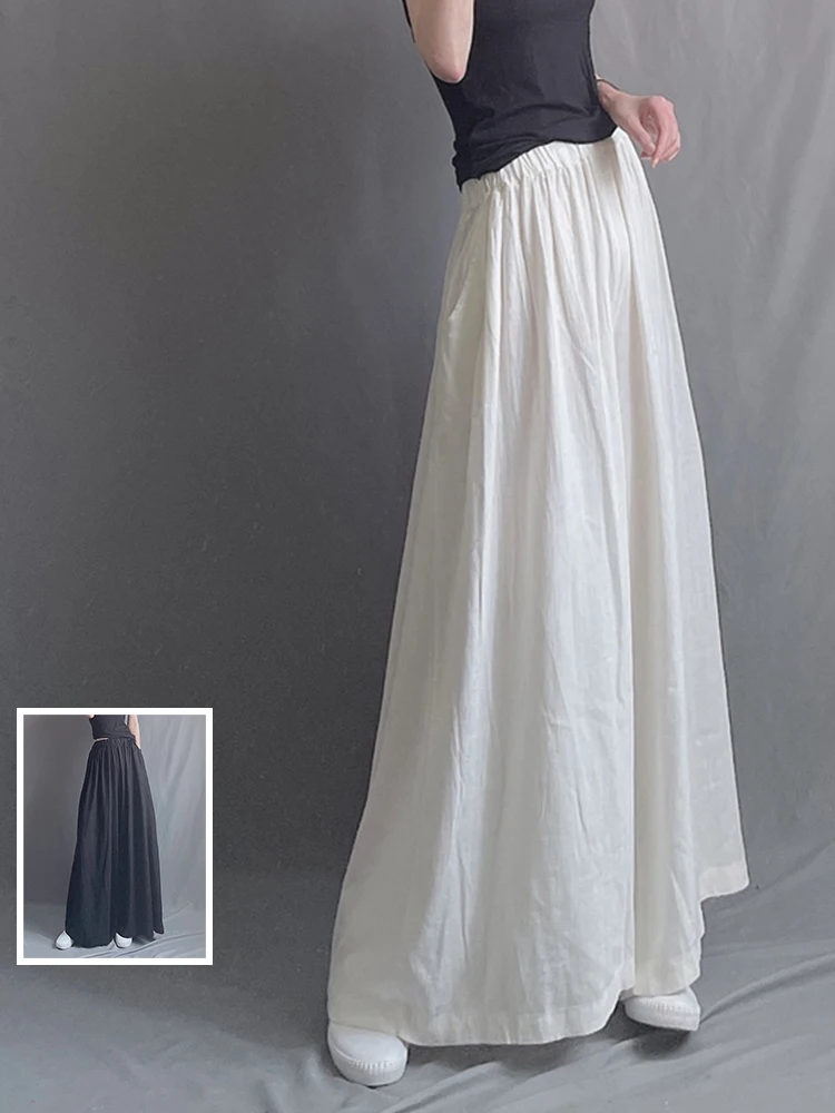 Breathable Wide Leg Pants High Waist Loose Fit Pleated Cotton Linen Casual Long Trousers for plus Size Women Slimming Effect
Breathable Wide Leg Pants High Waist Loose Fit Pleated Cotton Linen Casual Long Trousers for plus Size Women Slimming Effect