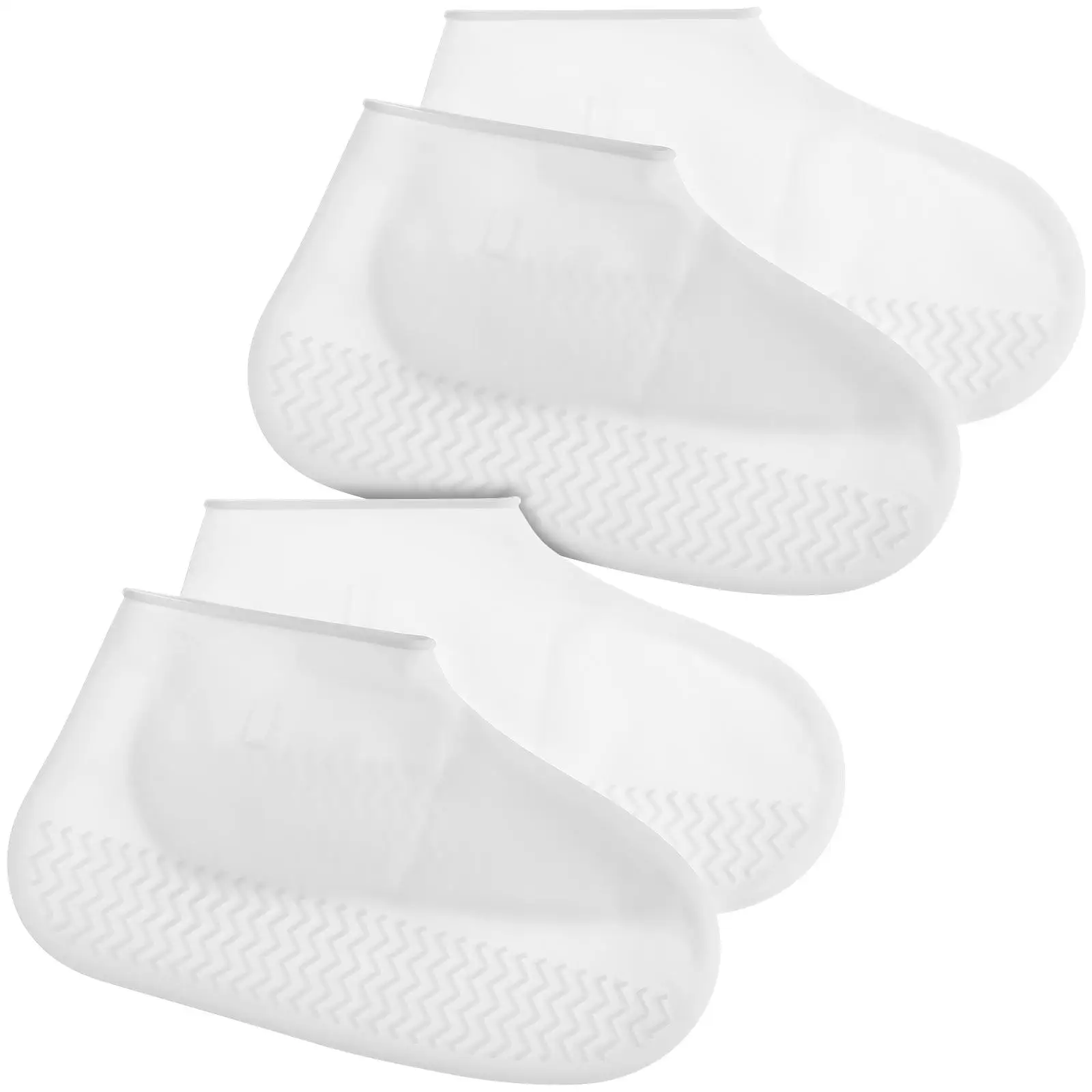 2 Pairs White L Size Waterproof Silicone Shoe Covers Reusable Nonslip Outdoor Rain Boot Protectors Lightweight Portable Shoe
2 Pairs White L Size Waterproof Silicone Shoe Covers Reusable Nonslip Outdoor Rain Boot Protectors Lightweight Portable Shoe