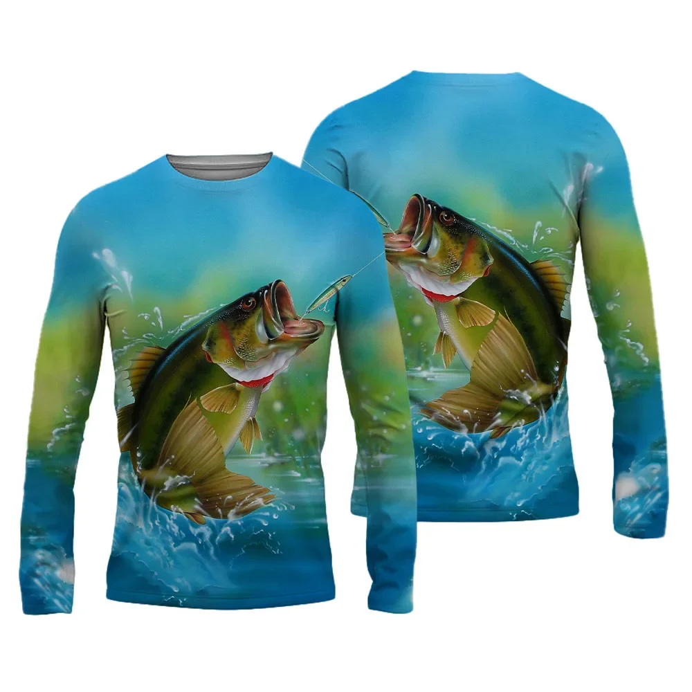 2024 New Fishing Shirts 3D Pinting Tops Fishing Apparel Breathable T-Shirt Long Sleeve Outdoor Sports Crewneck Fishing Shirt
2024 New Fishing Shirts 3D Pinting Tops Fishing Apparel Breathable T-Shirt Long Sleeve Outdoor Sports Crewneck Fishing Shirt