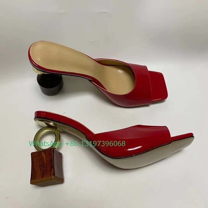 lady red leather mirror casual slipper indoor outdoor conforty shape metal shape heel slipper &sandals large size 43 footwear
lady red leather mirror casual slipper indoor outdoor conforty shape metal shape heel slipper &sandals large size 43 footwear