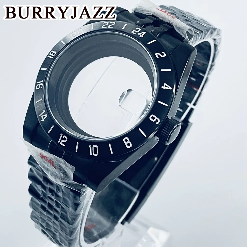 BURRYJAZZ 39mm NH34 NH35 NH36 NH70 NH72 ETA2824 PT5000 Watch Case GMT Black Stainless Steel Sapphire Glass
BURRYJAZZ 39mm NH34 NH35 NH36 NH70 NH72 ETA2824 PT5000 Watch Case GMT Black Stainless Steel Sapphire Glass