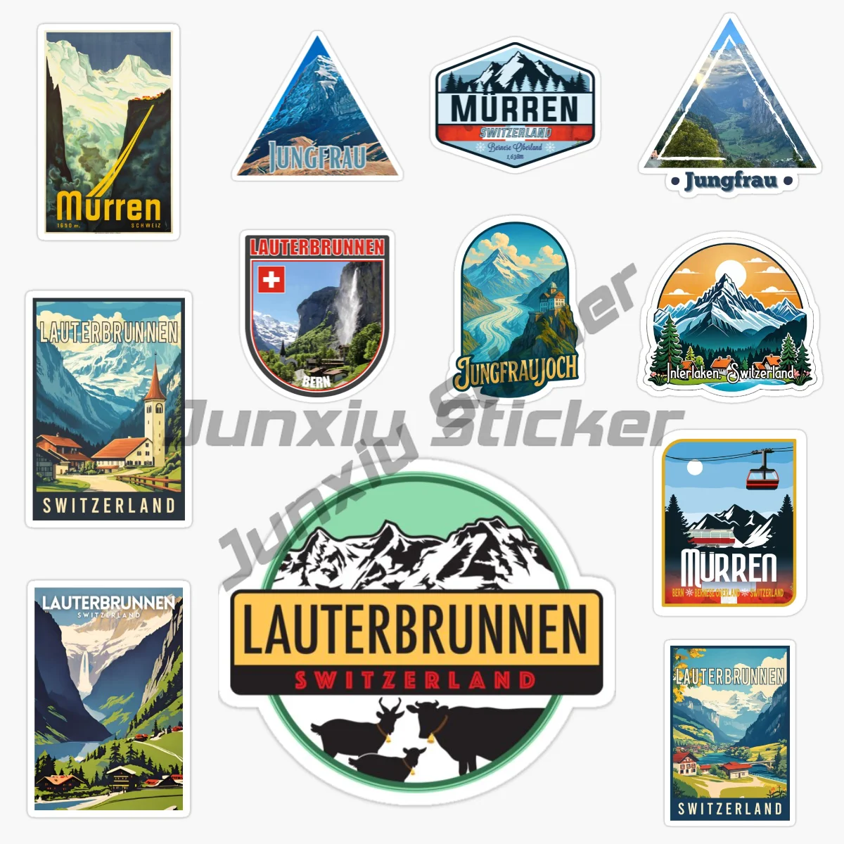 LAUTERBRUNNEN Switzerland Car Sticker Motorcycle Vinyl Bumper Truck Car Wall Room Bicycle Van Window Decorate PVC Decals
LAUTERBRUNNEN Switzerland Car Sticker Motorcycle Vinyl Bumper Truck Car Wall Room Bicycle Van Window Decorate PVC Decals