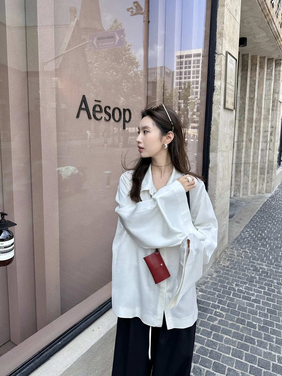 Fighter Feifei Free as the Wind Heavyweight 76 Acetate Batwing Sve Thiened irt Silklike Touch Women's Faion irt
Fighter Feifei Free as the Wind Heavyweight 76 Acetate Batwing Sve Thiened irt Silklike Touch Women's Faion irt