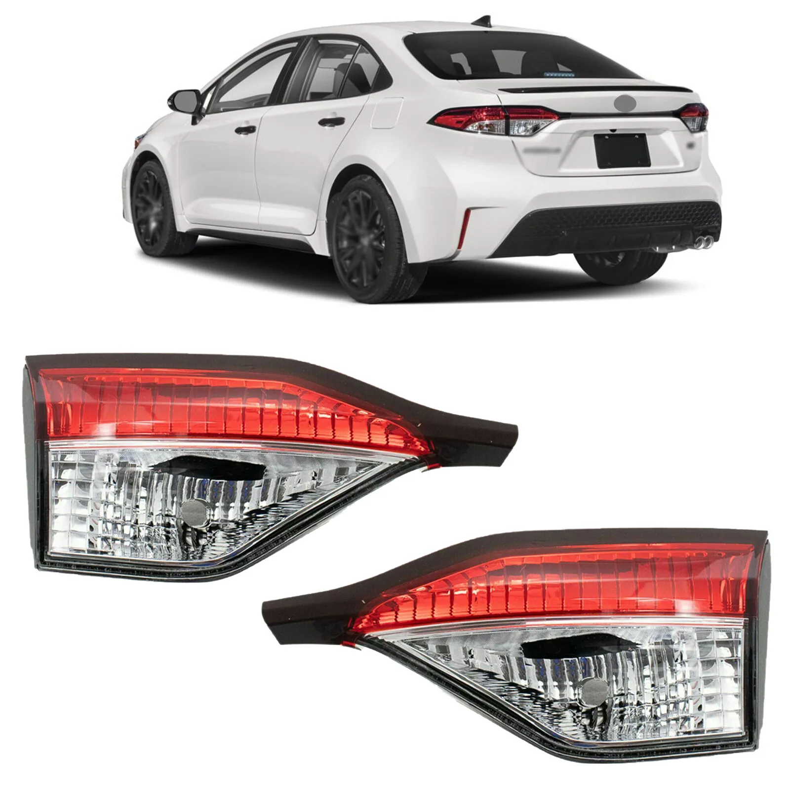 Fit 2020 2021 Toyota Corolla Rear Inner Tail Lights Lamps Driver&Passenger Side
Fit 2020 2021 Toyota Corolla Rear Inner Tail Lights Lamps Driver&Passenger Side
