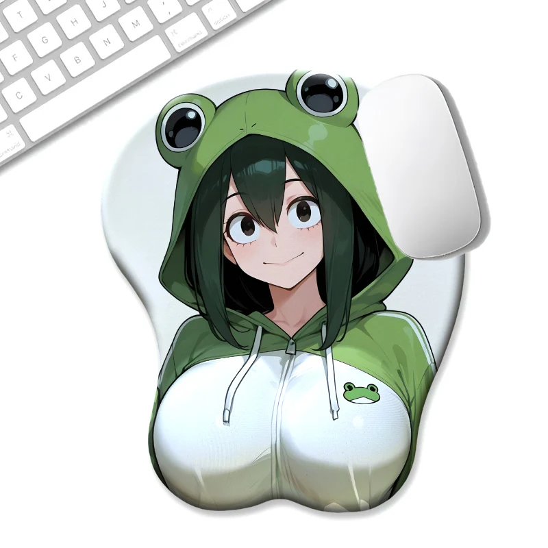 Asui Tsuyu Frog Costume Anime 3D Mouse Pad - Ergonomic Mouse Pad for Office Use and Gaming
Asui Tsuyu Frog Costume Anime 3D Mouse Pad - Ergonomic Mouse Pad for Office Use and Gaming