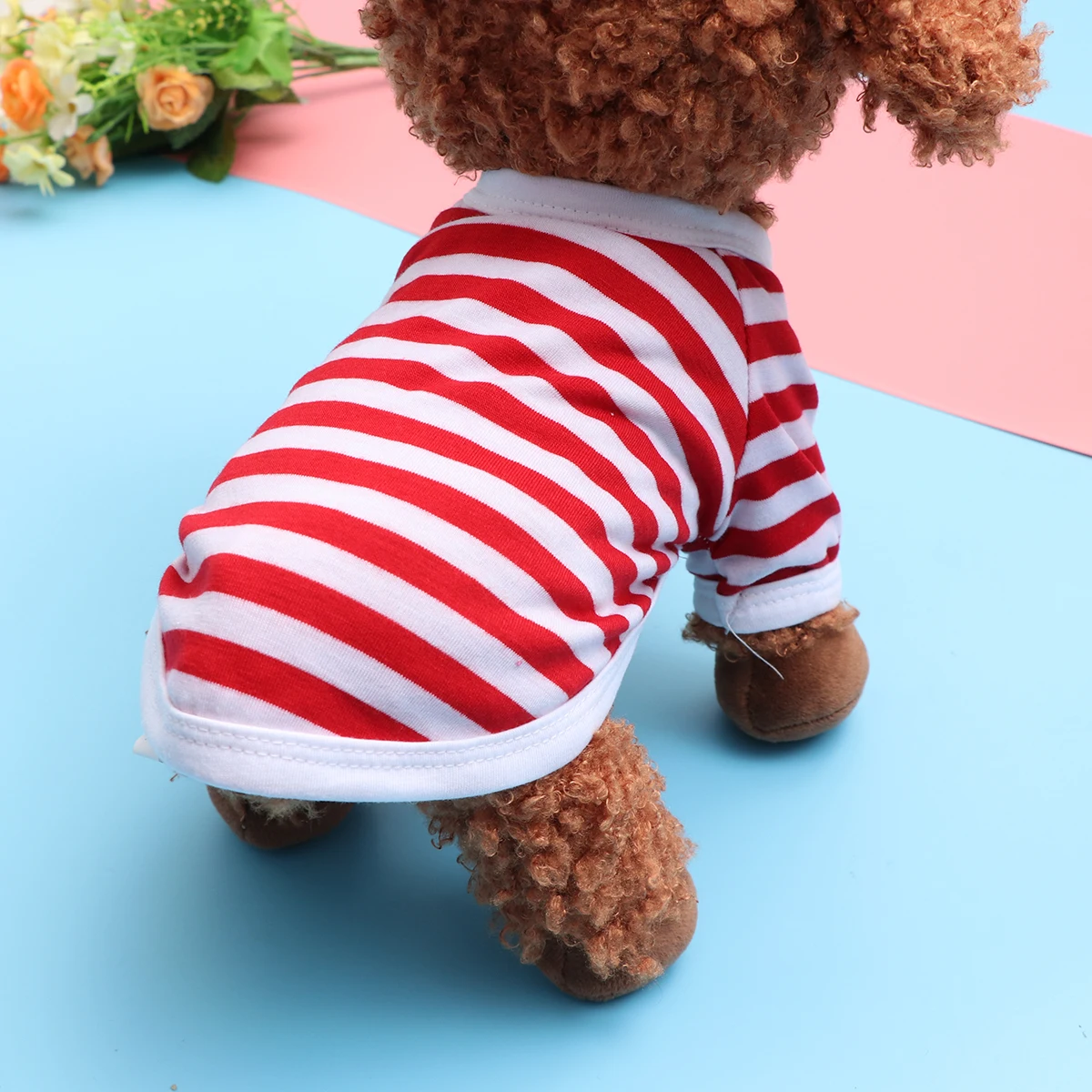 Pet Vest Cotton Navy Stripe Puppy T Shirts Summer Clothing For Dogs Simple Dog Vest Dog Costume Pet Clothing
Pet Vest Cotton Navy Stripe Puppy T Shirts Summer Clothing For Dogs Simple Dog Vest Dog Costume Pet Clothing