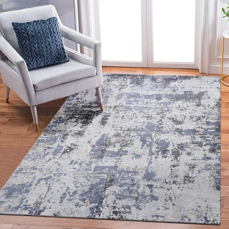 8X10 Grey Denim Abstract Area Rug, Modern Design for Home Decor
8X10 Grey Denim Abstract Area Rug, Modern Design for Home Decor