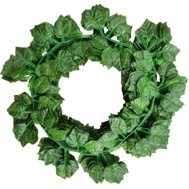 2.1M Artificial Plant Green Ivy Leaf Garland Silk Wall Hanging Vine Home Garden Decoration Wedding Party DIY Fake Wreath Leaves
2.1M Artificial Plant Green Ivy Leaf Garland Silk Wall Hanging Vine Home Garden Decoration Wedding Party DIY Fake Wreath Leaves