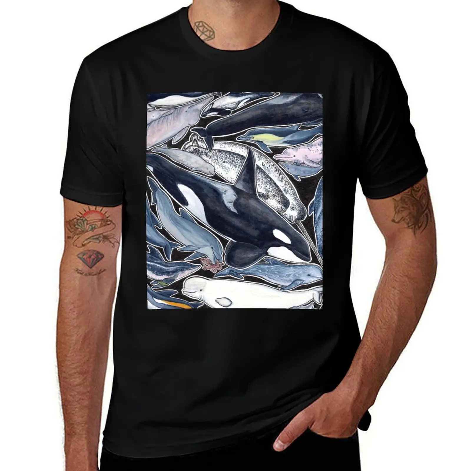 Dolphins, orcas, belugas, narwhals, and cie T-Shirt cotton tshirt 100% t shirts for man slim fit
Dolphins, orcas, belugas, narwhals, and cie T-Shirt cotton tshirt 100% t shirts for man slim fit