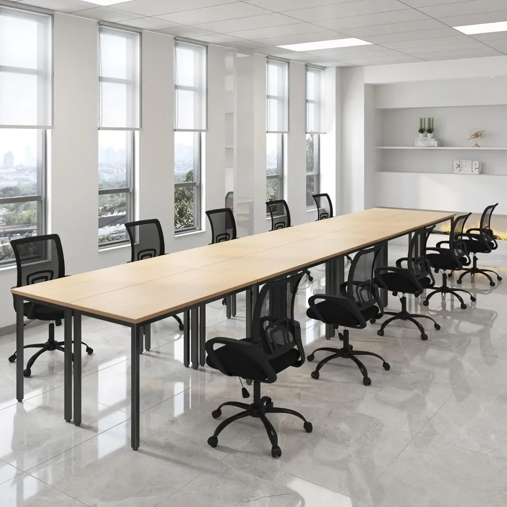 Conference Tables 20 ft for Meeting Room Study Writing Podcast Table for 24 People Modern Natural ,10PCS ,236.2"x47.2"x29.5"
Conference Tables 20 ft for Meeting Room Study Writing Podcast Table for 24 People Modern Natural ,10PCS ,236.2"x47.2"x29.5"