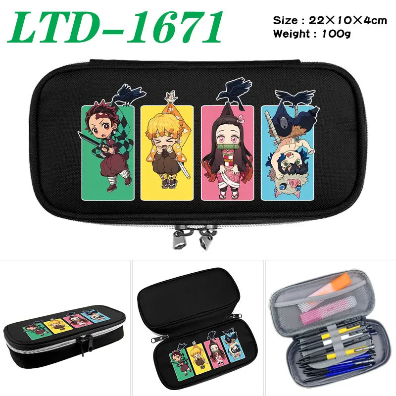 Demon Slayer Tanjiro Nezuko Zenitsu Inosuke Pencil Case Large Capacity Canvas Zipper Portable Stationery Storage Office School
Demon Slayer Tanjiro Nezuko Zenitsu Inosuke Pencil Case Large Capacity Canvas Zipper Portable Stationery Storage Office School