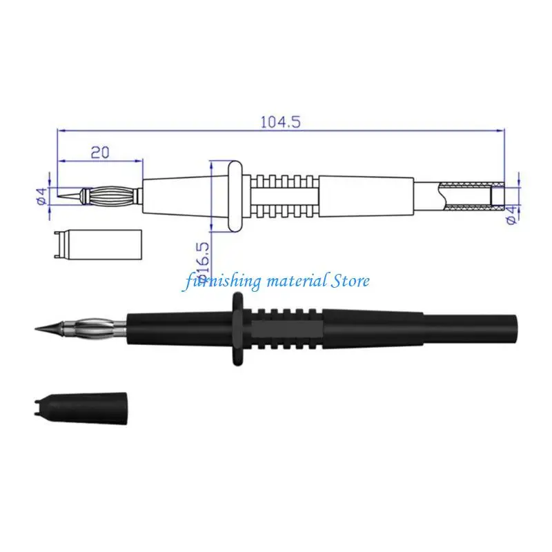 Y5GD 4mm Lanterns Head Sharps Needle Probes Stable 4mm Lanterns Head Test Probes for Multifunction Electrical Testing in
Y5GD 4mm Lanterns Head Sharps Needle Probes Stable 4mm Lanterns Head Test Probes for Multifunction Electrical Testing in