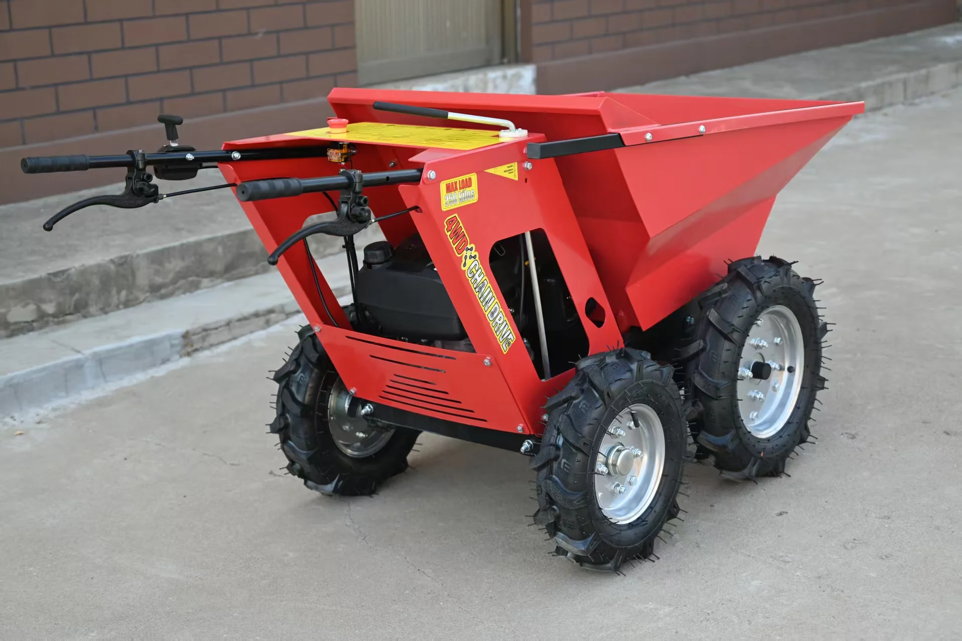 Farmland Harvest Hand Push Wheeled Automatic Tipping Truck Self-Dumping Hopper Cart Heavy Load Utility Wagon
Farmland Harvest Hand Push Wheeled Automatic Tipping Truck Self-Dumping Hopper Cart Heavy Load Utility Wagon