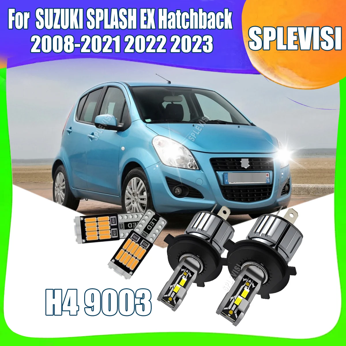H4 9003 LED Auto Headlight Bulb, Mini All-in-One Design For SUZUKI SPLASH EX Hatchback 2008 2009 2010 2011 2012 2013 2014-2023
H4 9003 LED Auto Headlight Bulb, Mini All-in-One Design For SUZUKI SPLASH EX Hatchback 2008 2009 2010 2011 2012 2013 2014-2023