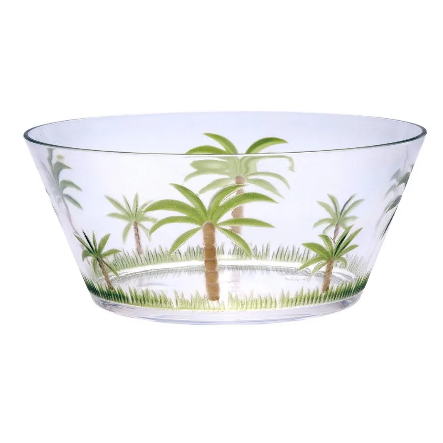 Palm Tree Acrylic Serving Bowls Unbreakable Large Plastic Bowls Soup Bowls Salad Bowls Cereal Bowl for Snacks BPA Free
Palm Tree Acrylic Serving Bowls Unbreakable Large Plastic Bowls Soup Bowls Salad Bowls Cereal Bowl for Snacks BPA Free