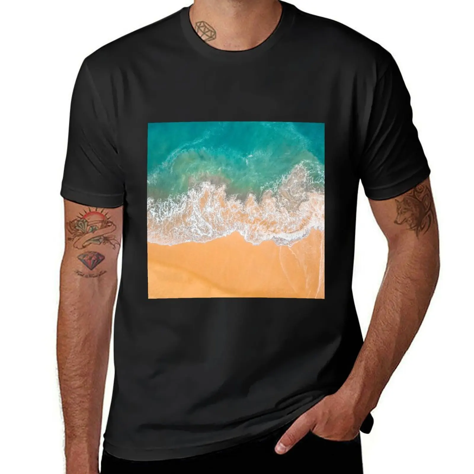 Blue Ocean Abstract Water Waves Texture Sand T-shirt plain aesthetic clothes sweat men t shirt
Blue Ocean Abstract Water Waves Texture Sand T-shirt plain aesthetic clothes sweat men t shirt