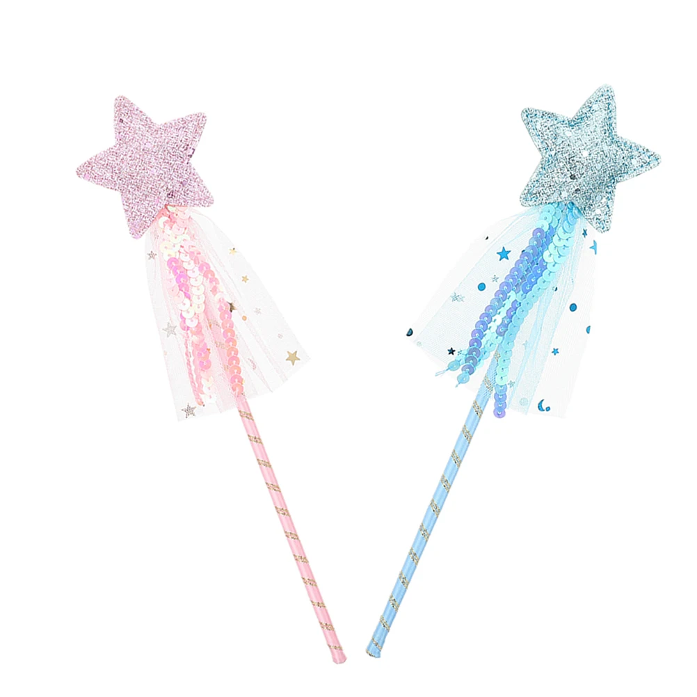 2pcs Fairy Toys Bright Beautiful Star Shaped Kids Party Favors Halloween Cosplay Props Fairy Wand For Girls Stage Decorations
2pcs Fairy Toys Bright Beautiful Star Shaped Kids Party Favors Halloween Cosplay Props Fairy Wand For Girls Stage Decorations