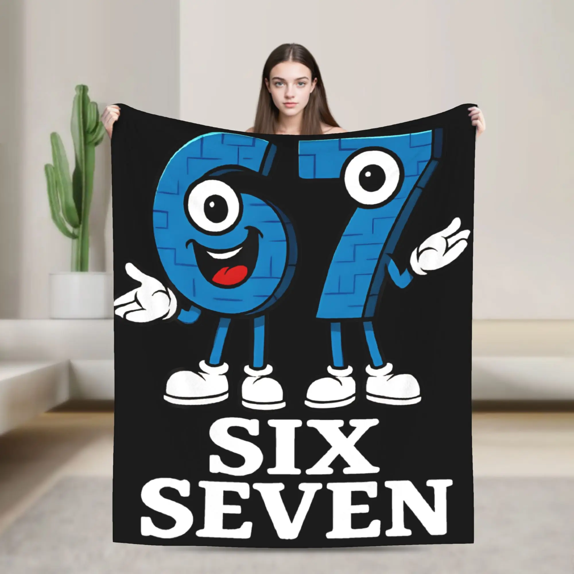 67 Six Seven 6-7 Funny Italian Brainrot Blanket Multi-size Super Soft Cozy Throw Blankets for Sofa Couch and Bed
67 Six Seven 6-7 Funny Italian Brainrot Blanket Multi-size Super Soft Cozy Throw Blankets for Sofa Couch and Bed