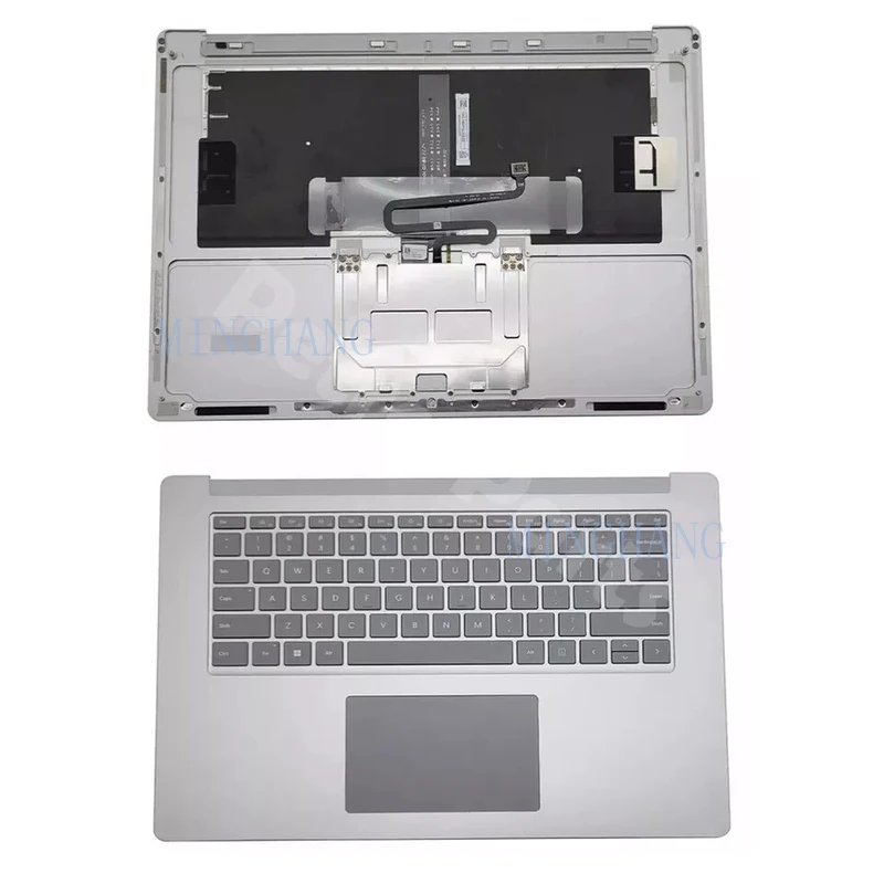 Клавиатура M 13.5" 1951 с тачпадом и упором для рук (US-раскладка) для Microsoft Surface Laptop 4, верхняя часть корпуса
Клавиатура M 13.5" 1951 с тачпадом и упором для рук (US-раскладка) для Microsoft Surface Laptop 4, верхняя часть корпуса