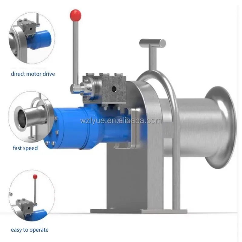 Fishing Rope Hauler Small Hoisting Pulling Hydraulic Capstan Winch For Crane, Wrecker, Fishing Boat, Trawl
Fishing Rope Hauler Small Hoisting Pulling Hydraulic Capstan Winch For Crane, Wrecker, Fishing Boat, Trawl
