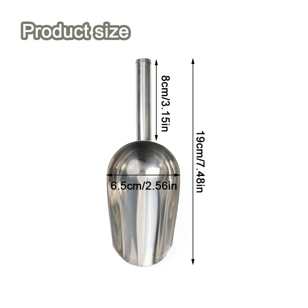 8/9/10/11 Inch Stainless Steel Ice Scoop Party Bar Sugar Flour Dry Granular Goods Shovel Spade For Kitchen Parts
8/9/10/11 Inch Stainless Steel Ice Scoop Party Bar Sugar Flour Dry Granular Goods Shovel Spade For Kitchen Parts