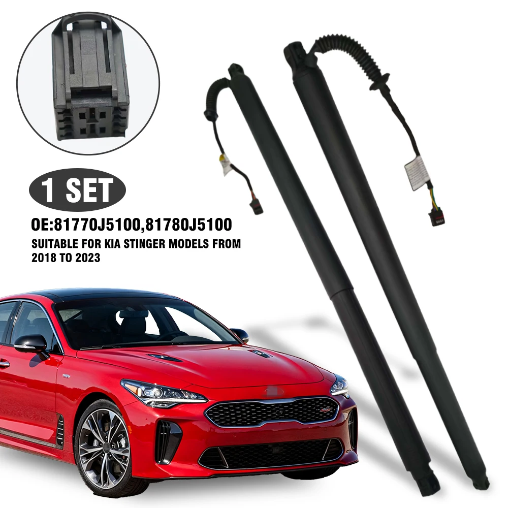 Oe:81770J5100, 81780J5100 Are Suitable for Kia Stinger 2018-2023 New Electric Tailgate Lifters, Electric Tailgate Struts
Oe:81770J5100, 81780J5100 Are Suitable for Kia Stinger 2018-2023 New Electric Tailgate Lifters, Electric Tailgate Struts